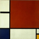 Composition II with red, blue and yellow